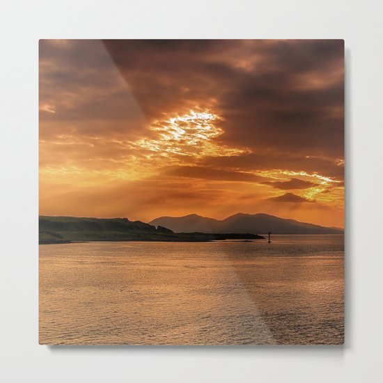 Evenings End Metal Print