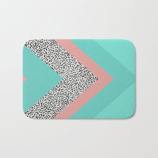 90s Chevron Bath Mat