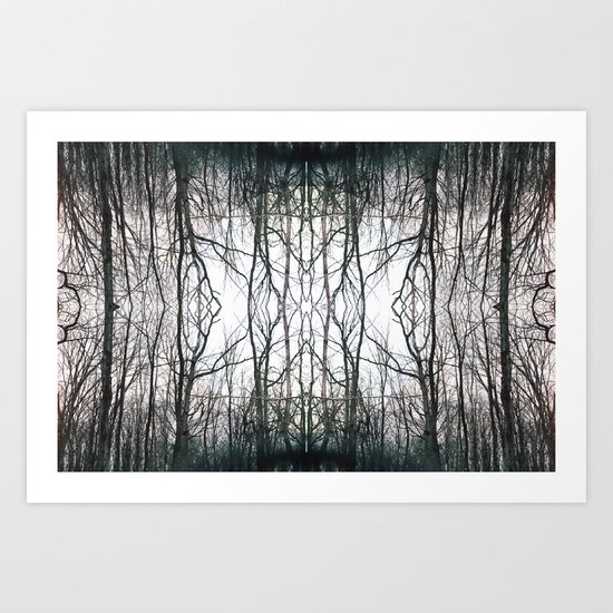blind mind find Art Print