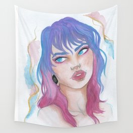soft pinkP Wall Tapestry