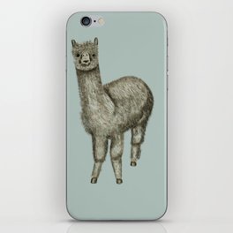 Alpaca Blue iPhone Skin