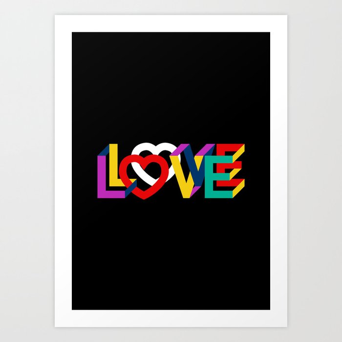IN LOVE ANYTHING GOES ! Art Print