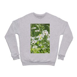 Beautiful Daisies Summer Meadow #decor #society6 #buyart Crewneck Sweatshirt