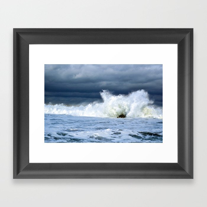 Stormy Ocean Framed Art Print