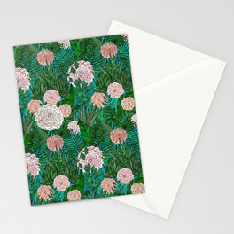 Camellia Blooms in a Lush Desert Garden  Stationery Card
