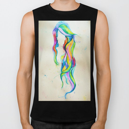 Shades of Me, Hair Series Biker Tank