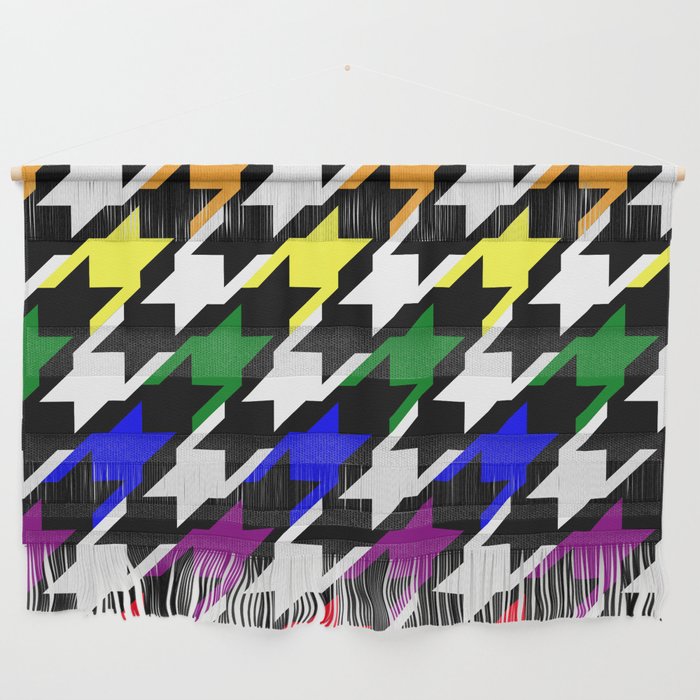 Houndstooth Pride Wall Hanging