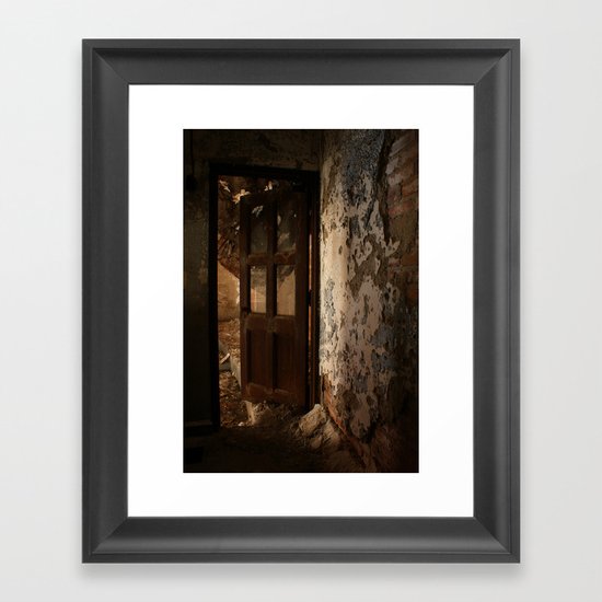 Door Framed Art Print