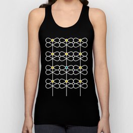 Bearberry Rows (Blue) Unisex Tank Top