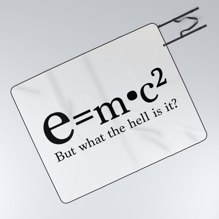 E=mc2 by Beebox Picnic Blanket