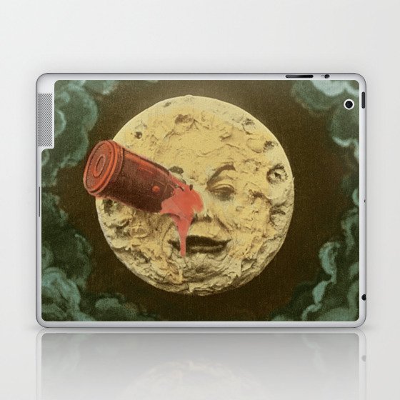 The Man in the Moon from 'A Trip to the Moon' 1902 Colorized  Laptop & iPad Skin