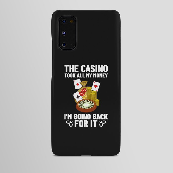 Casino Slot Machine Game Chips Card Player Android Case