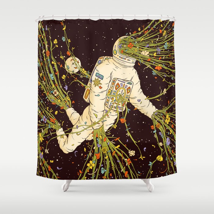 Still Living (Out of Body) Shower Curtain