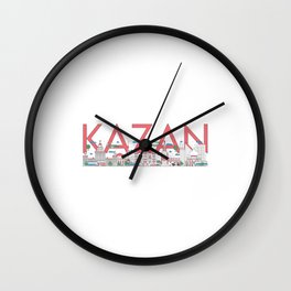 Kazan travel Wall Clock