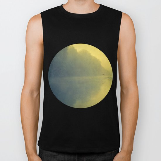 soft reflection Biker Tank