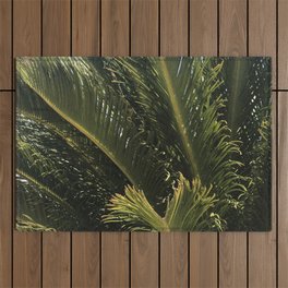 Beguiling Palm Leaves Reaching To The Sky Outdoor Rug