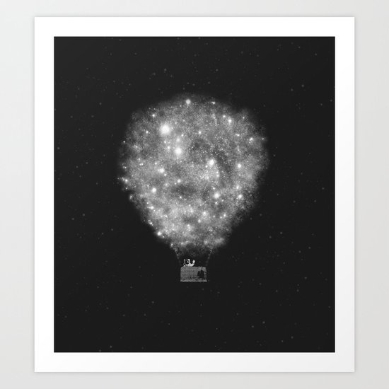 Supernova Sky Ride Art Print