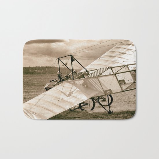 Old Airplane Bath Mat