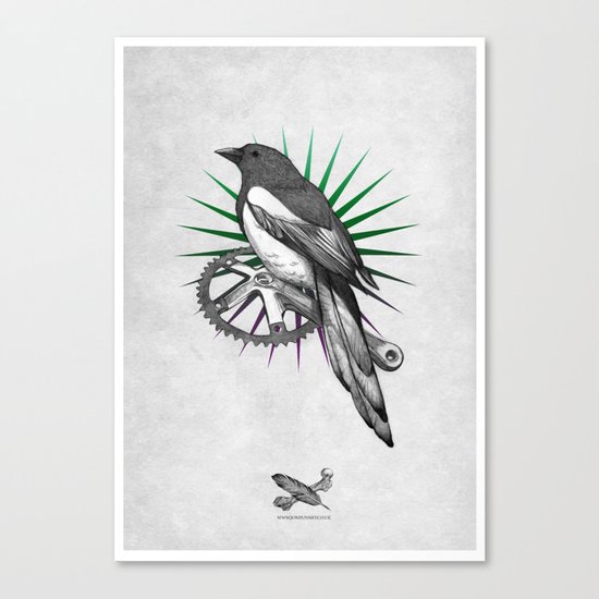 Shiny Canvas Print