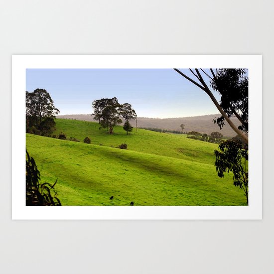 Valley of a Thousand Hills Art Print