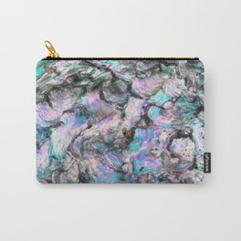 Iridescence #1 Carry-All Pouch | Mixed Media, Sea, Digital, Mermaid, Unicorn, Pattern, Blue, Iridescence, Photo, Curated 