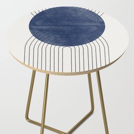 Mid Century Modern Blue Perfect Balance Side Table