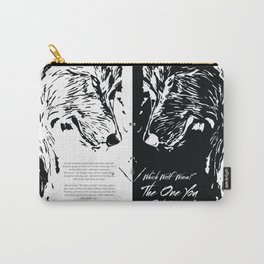 The Battle Within 2 Wolf Cherokee Legend Two Wolves Quote Carry-All Pouch