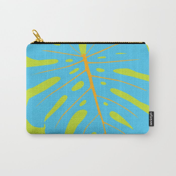 Tropical Leaf - Monstera Carry-All Pouch