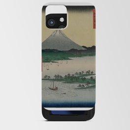 Pine Groves of Miho in Suruga, from the series Thirty-six Views of Mount Fuji (1858) Andō Hiroshige (Japanese, 1797 – 1858) iPhone Card Case