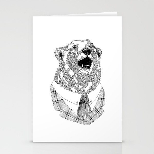 Mr  Bear Stationery Cards