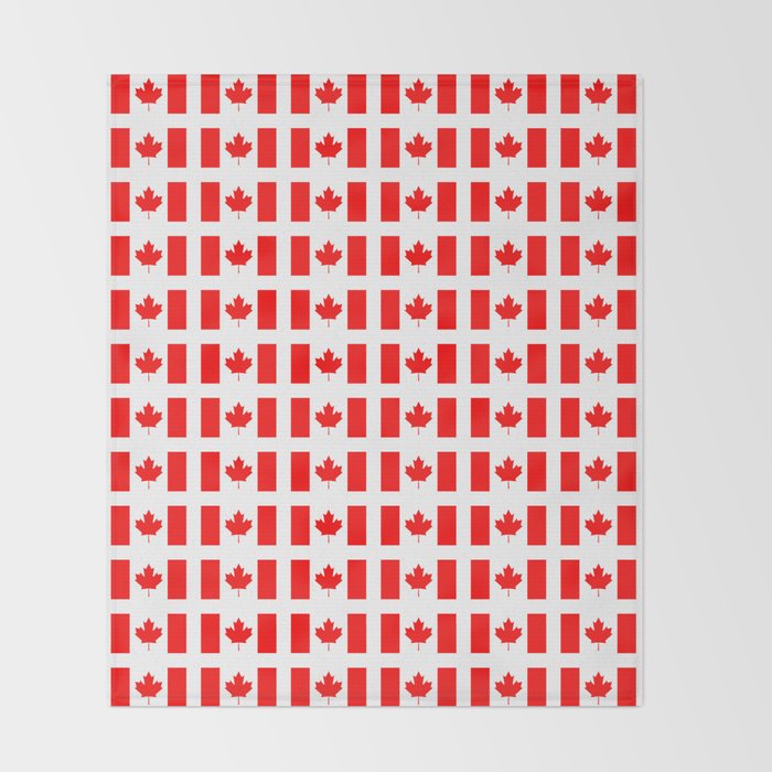Flag Of Canada 3 Canadian Canadien Canadiense Ottawa Toronto Montreal Throw Blanket By Oldking Society6