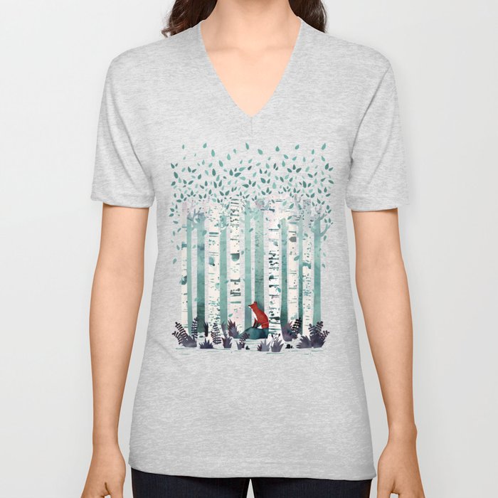 The Birches V Neck T Shirt
