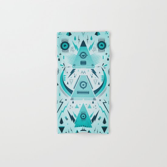 Triangle Alien Transformer Attack Hand & Bath Towel