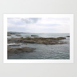 Cornwall Low Tide Art Print