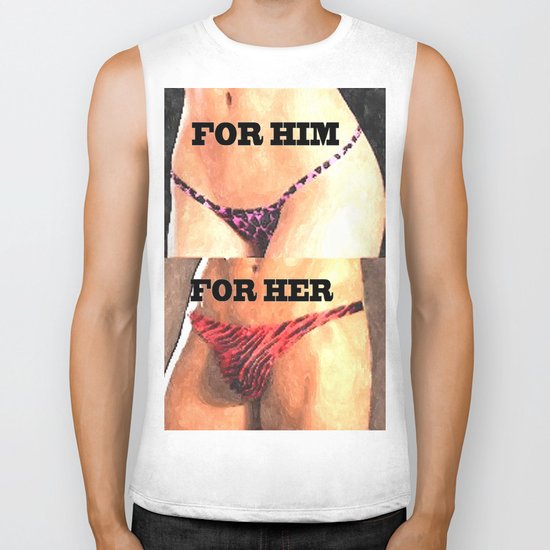Underwear Love - For Him ....For Her Biker Tank