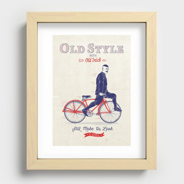 Old Style Trick Recessed Framed Print