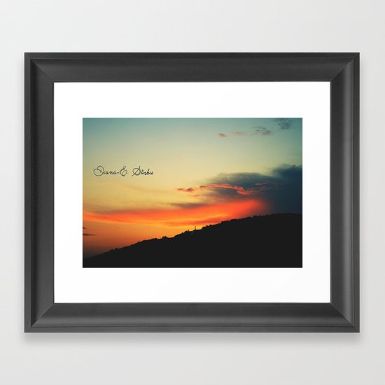 On their arrival Framed Art Print