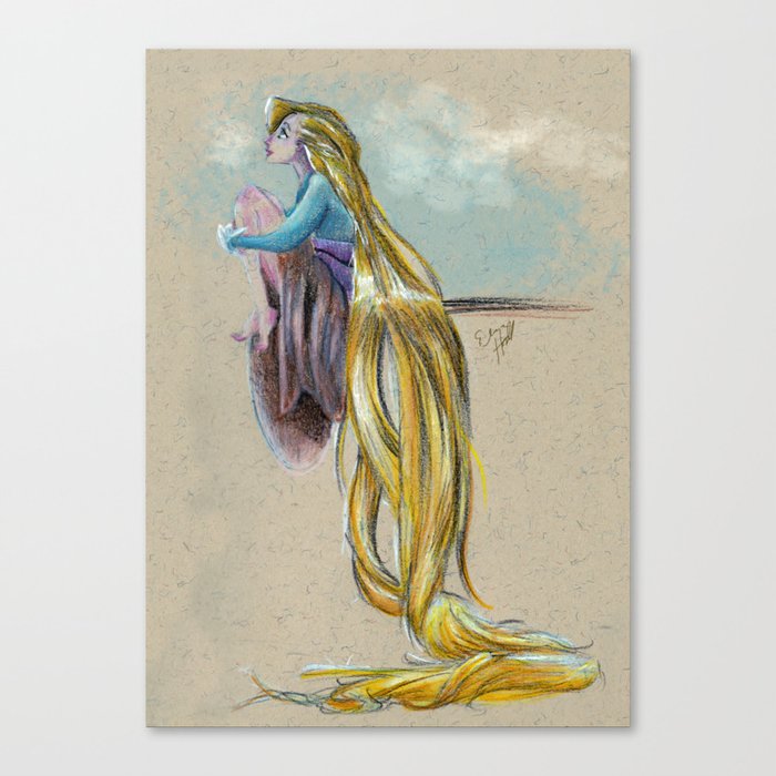 Rapunzel, Rapunzel Canvas Print