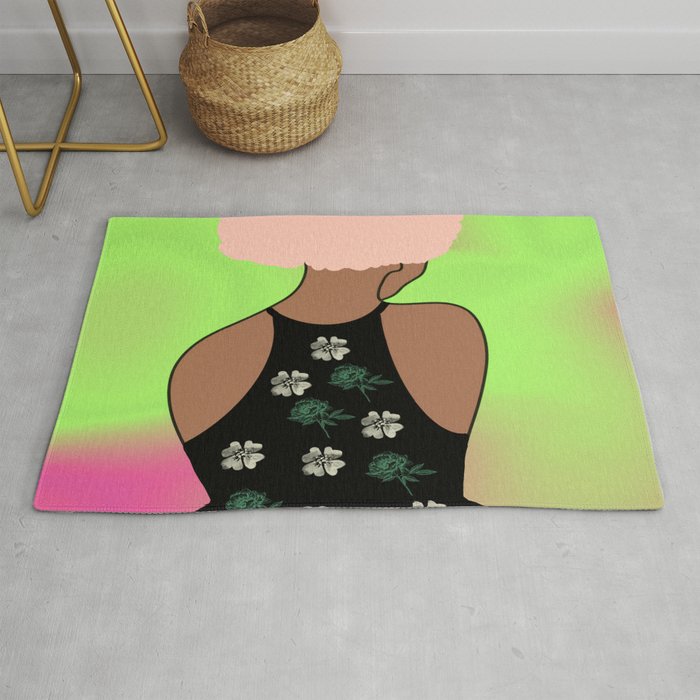 Woman At The Meadow 36 Rug