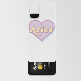 Aries Love Heart Design. Digital Illustration Android Card Case