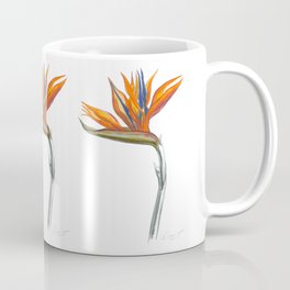 Bird of Paradise 01 Botanical Flower Coffee Mug
