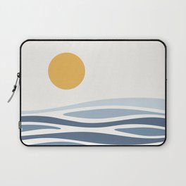 Blue Ocean Waves and the Sun Laptop Sleeve