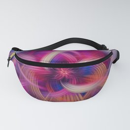 Deep in the cosmos | Somewhere in the universe  Fanny Pack | Flow, System, Distortion, Galaxy, Explosion, Nebula, Color, Cosmic, Connection, Pink 