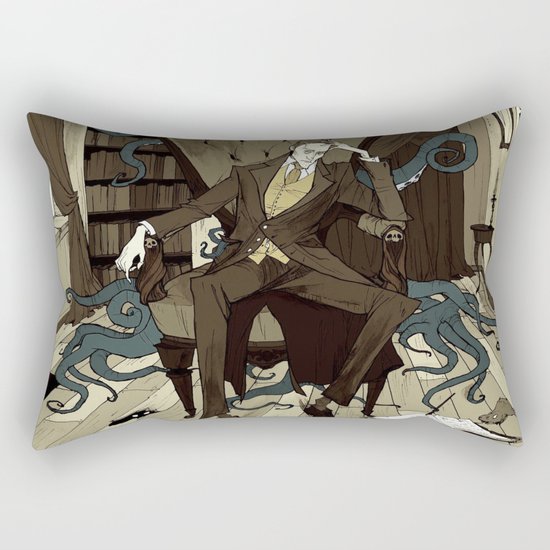 H.P. Lovecraft Rectangular Pillow