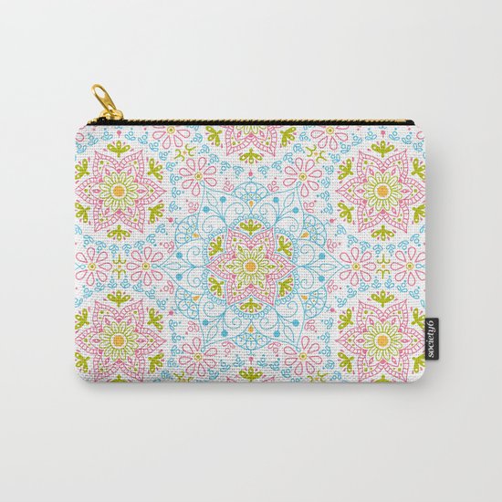 Mandala_ Spring Blue Sky Carry-All Pouch