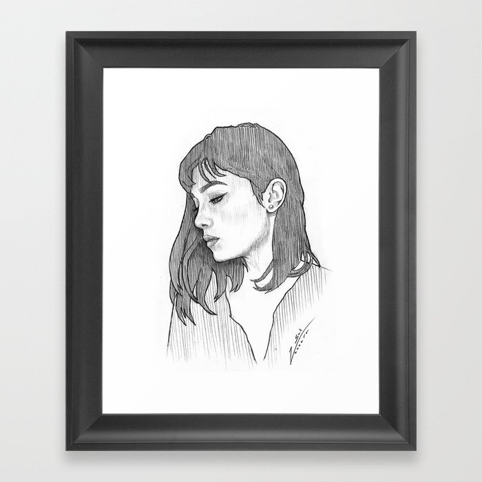 Didi Framed Art Print by Sal Drw Society6