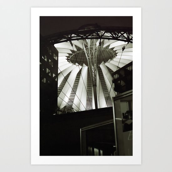 Glass Tent Potsdamer Platz Art Print