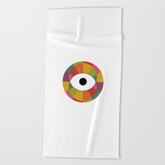 All-Seeing Eye 2 Beach Towel