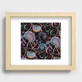 Paisley Universe Recessed Framed Print