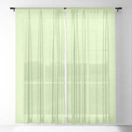 Lime Mist Sheer Curtain